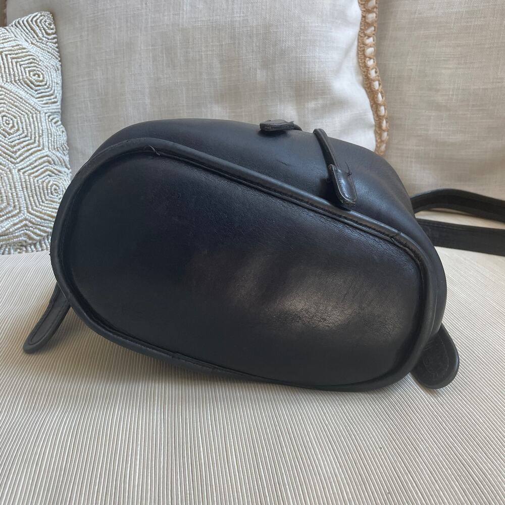 Vintage Coach 9952 Lulu’s Legacy Bucket Bag | Black Leather Drawstring - Picture 6 of 7